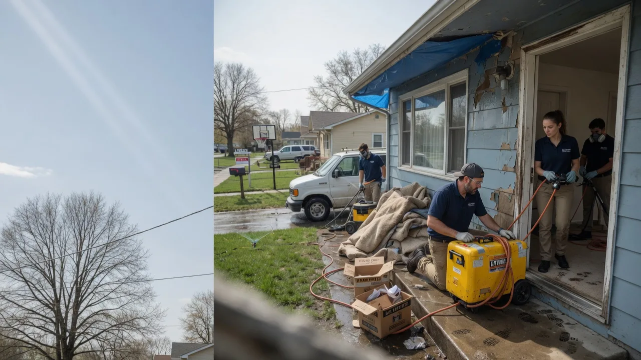 Basement Flood Cleanup in Forreston, IL near me